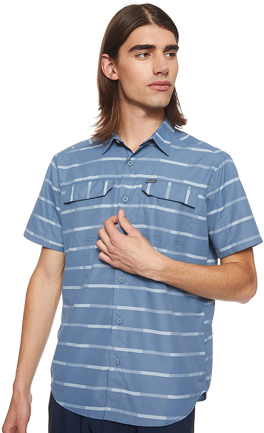 Columbia Mens Silver Ridge 2.0 Multi Plaid Short Sleeve Shirt