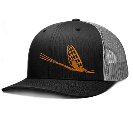 LARIX GEAR Fly Fishing Trucker Hat, The Mayfly
