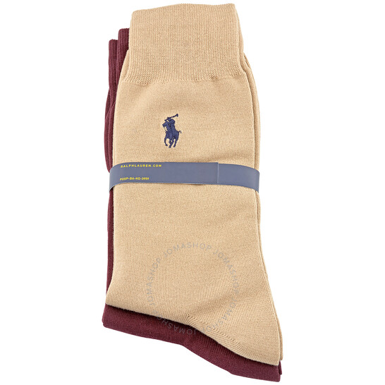 POLO RALPH LAURENMulticolor Embroidered Logo 2-pack Socks,