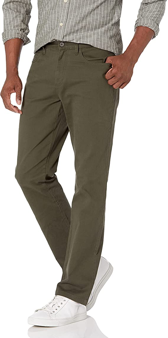 Amazon Brand - Goodthreads Men's Straight-Fit 5-Pocket Comfort Stretch Chino Pant