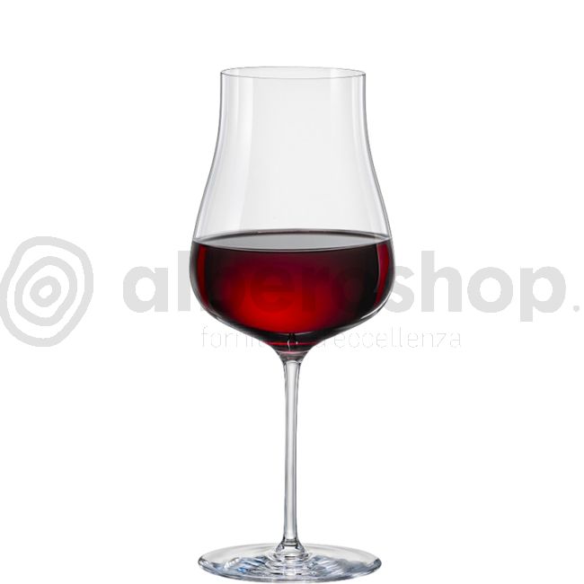 Rona Linea Umana Goblet The Important White And Rosé Wines And Young Reds 69 Cl Set 6 Pcs In Crystalline Glass