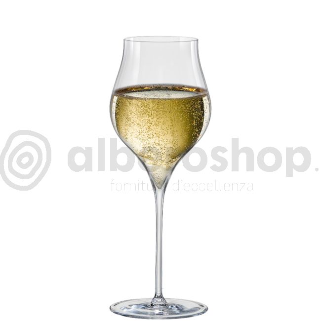Rona Linea Umana Calice Sparkling Wines 50 Cl Set 6 Pcs In Crystalline Glass