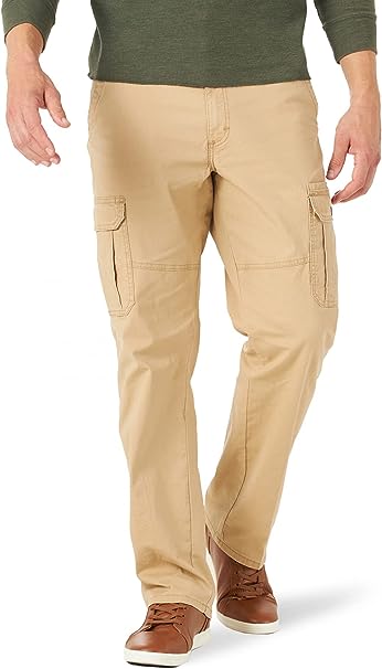 Wrangler Authentics Men's Relaxed Fit Stretch Cargo Pant