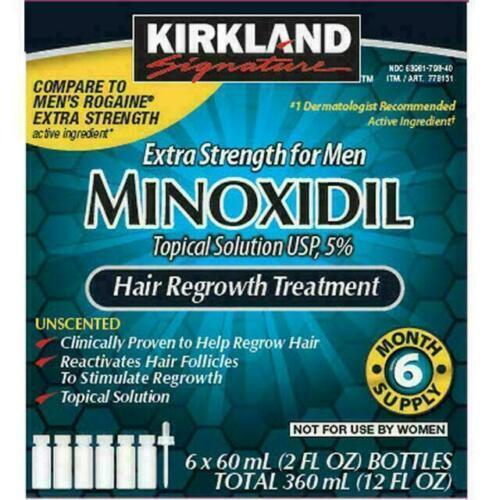 Kirkland Minoxidil 5% Hair Regrowth Treatment AUTHENTIC Exp 02/2025